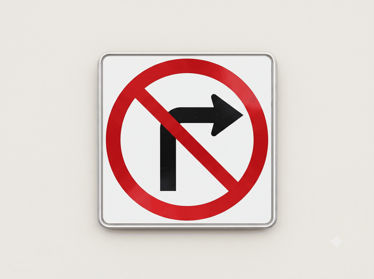 No Right Turn