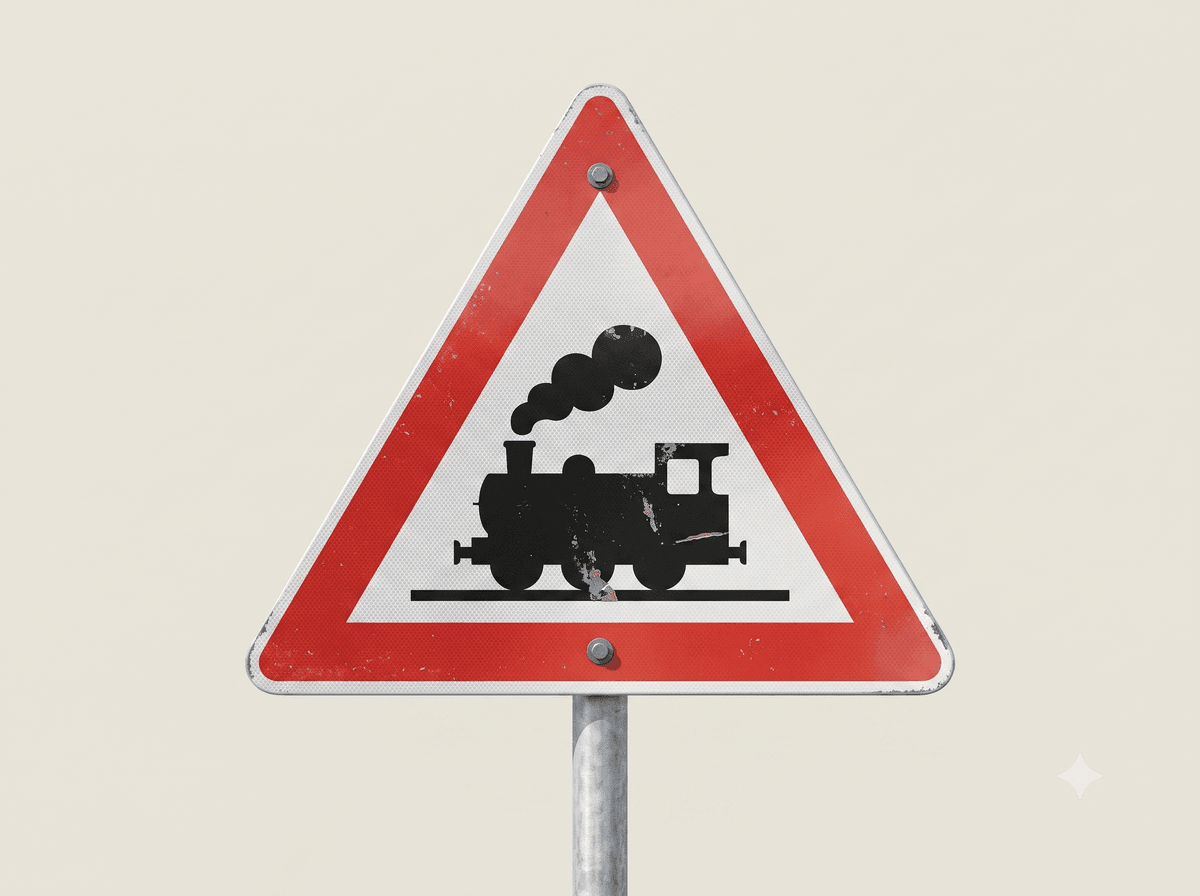 Ungated Level Crossing